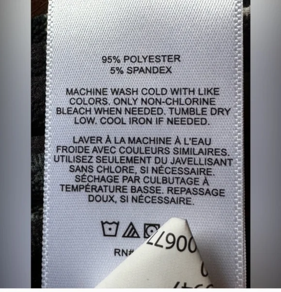 Express Animal Print Long Sleeve Dress - Picture 8 of 8